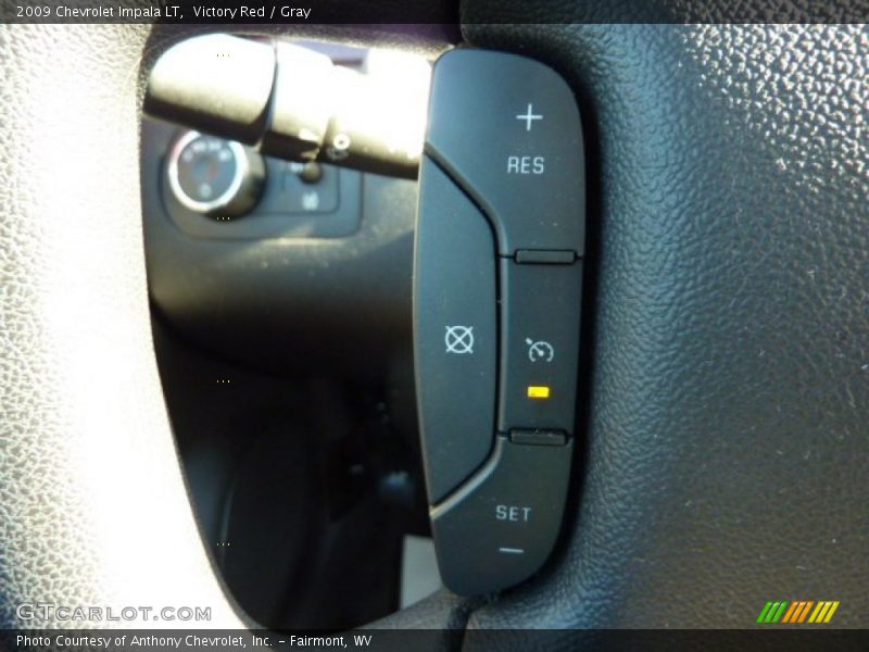Victory Red / Gray 2009 Chevrolet Impala LT