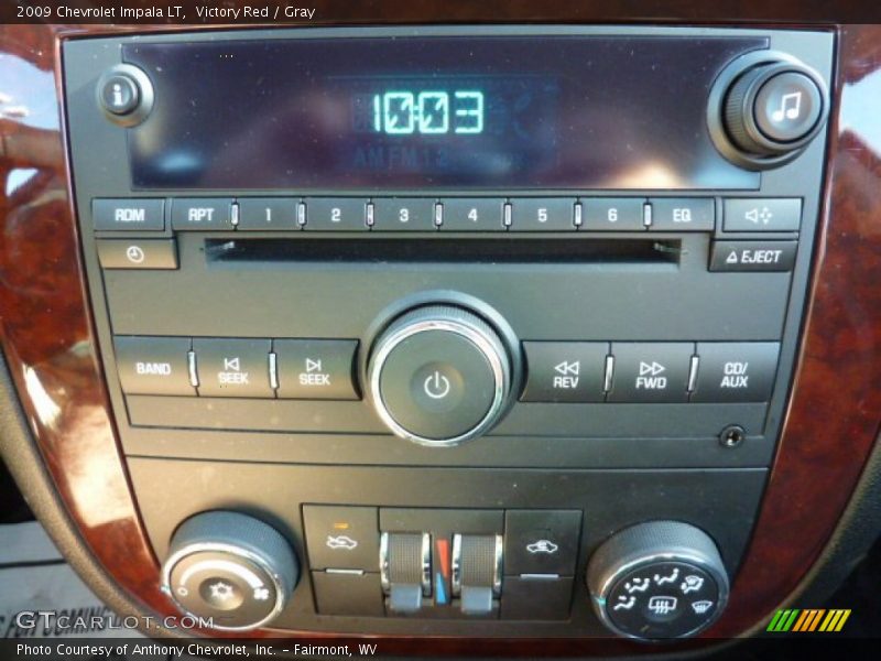Victory Red / Gray 2009 Chevrolet Impala LT