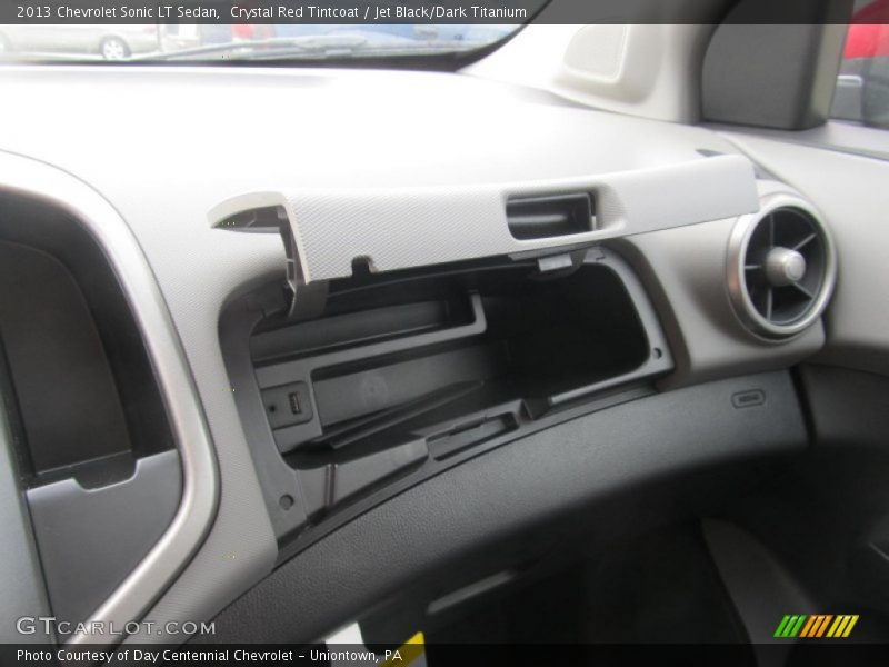 Crystal Red Tintcoat / Jet Black/Dark Titanium 2013 Chevrolet Sonic LT Sedan
