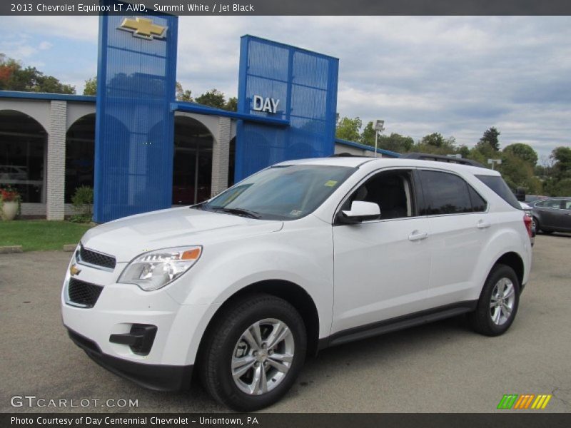 Summit White / Jet Black 2013 Chevrolet Equinox LT AWD
