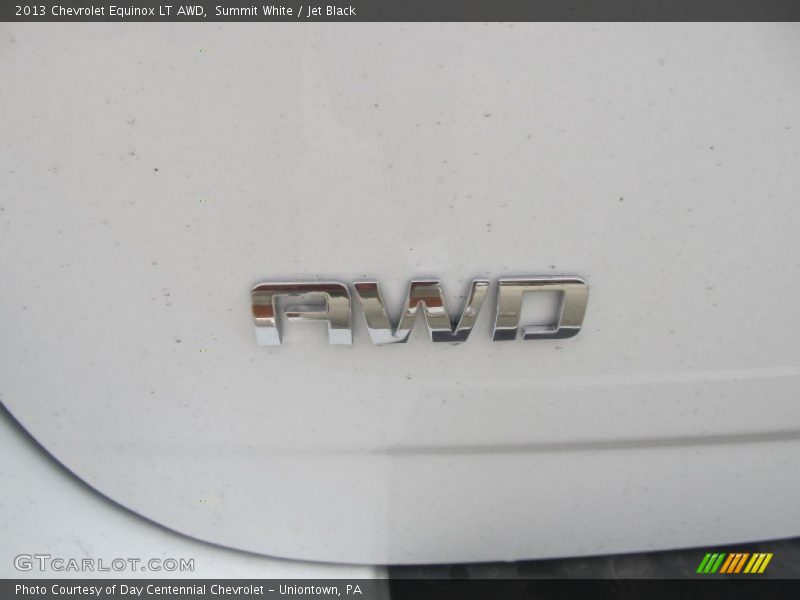Summit White / Jet Black 2013 Chevrolet Equinox LT AWD