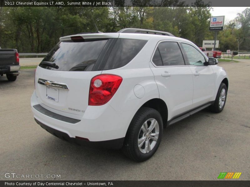 Summit White / Jet Black 2013 Chevrolet Equinox LT AWD
