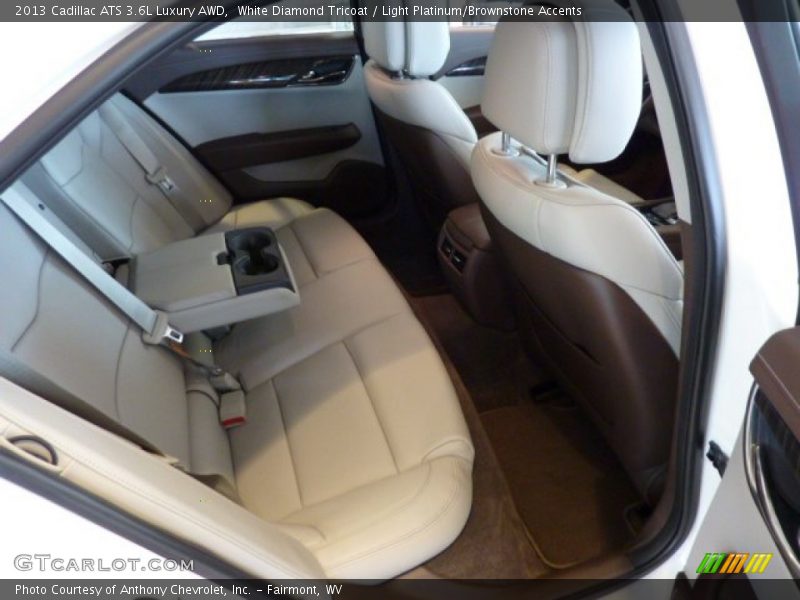 Rear Seat of 2013 ATS 3.6L Luxury AWD