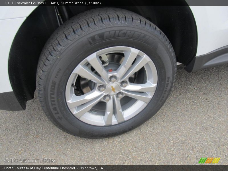 Summit White / Jet Black 2013 Chevrolet Equinox LT AWD