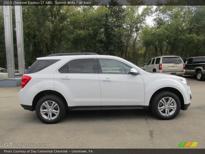 Summit White / Jet Black 2013 Chevrolet Equinox LT AWD