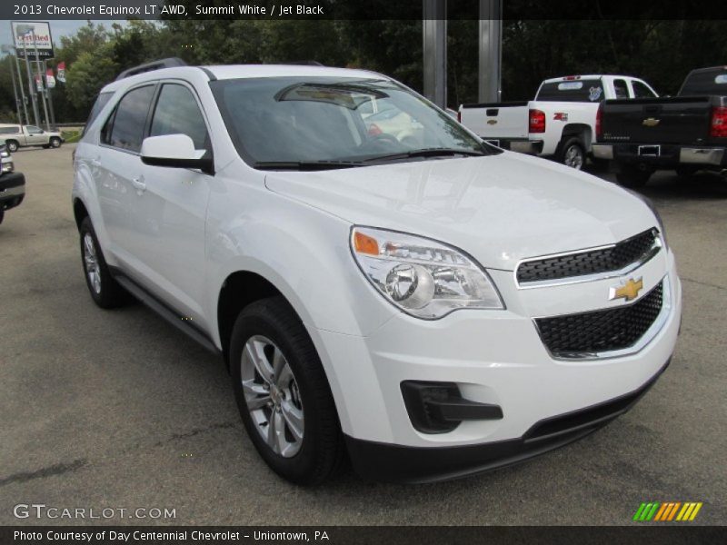 Summit White / Jet Black 2013 Chevrolet Equinox LT AWD