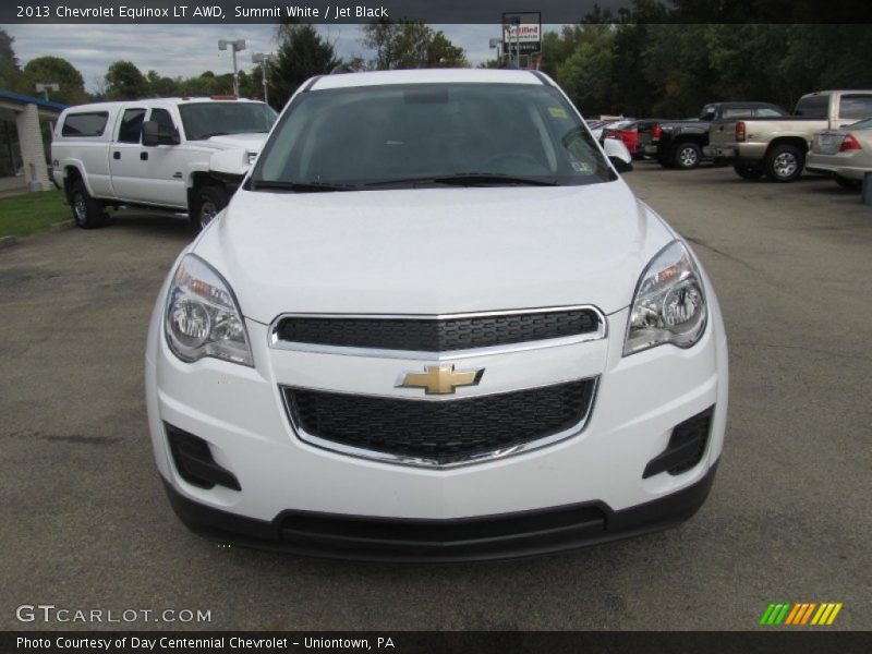 Summit White / Jet Black 2013 Chevrolet Equinox LT AWD