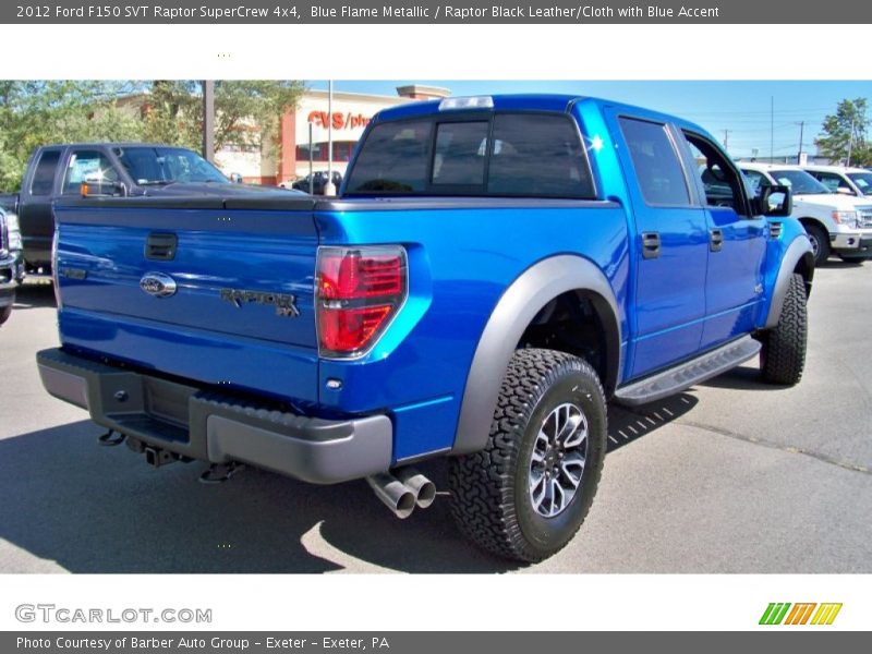  2012 F150 SVT Raptor SuperCrew 4x4 Blue Flame Metallic