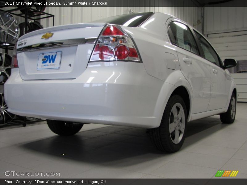 Summit White / Charcoal 2011 Chevrolet Aveo LT Sedan