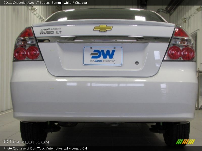 Summit White / Charcoal 2011 Chevrolet Aveo LT Sedan