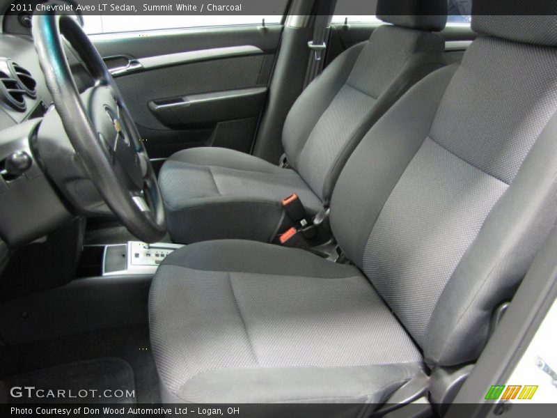 Summit White / Charcoal 2011 Chevrolet Aveo LT Sedan