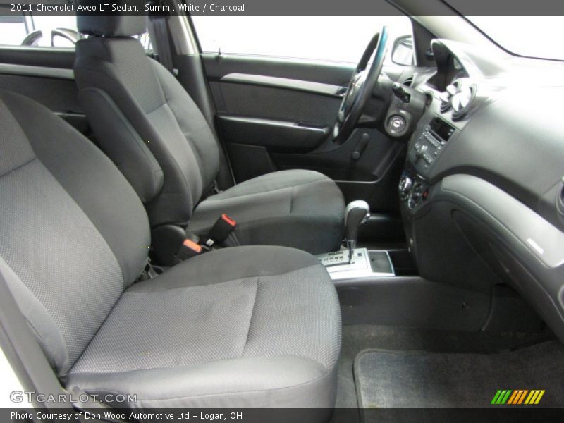 Summit White / Charcoal 2011 Chevrolet Aveo LT Sedan