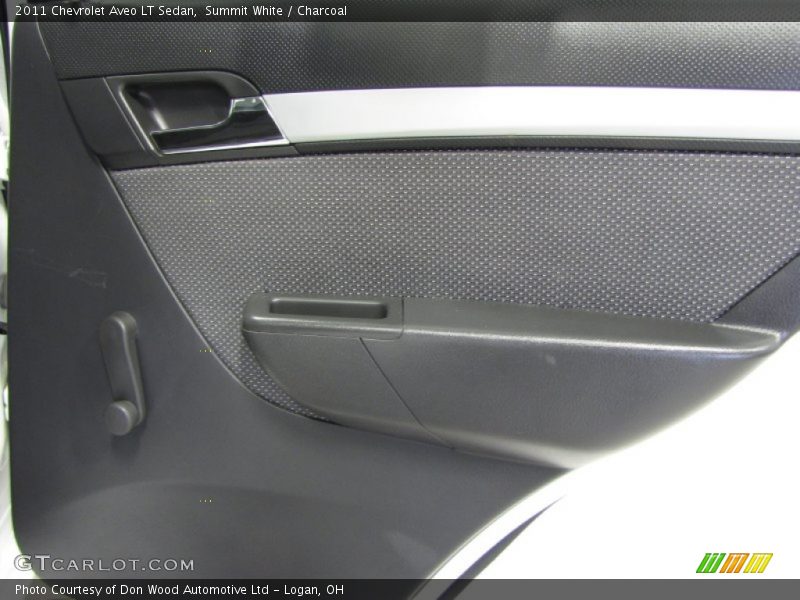 Summit White / Charcoal 2011 Chevrolet Aveo LT Sedan