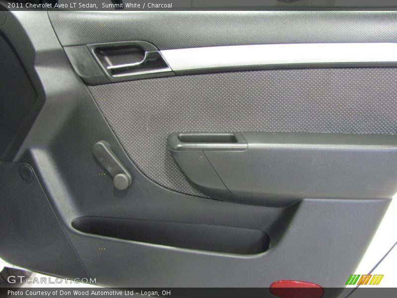 Summit White / Charcoal 2011 Chevrolet Aveo LT Sedan