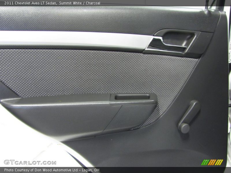 Summit White / Charcoal 2011 Chevrolet Aveo LT Sedan