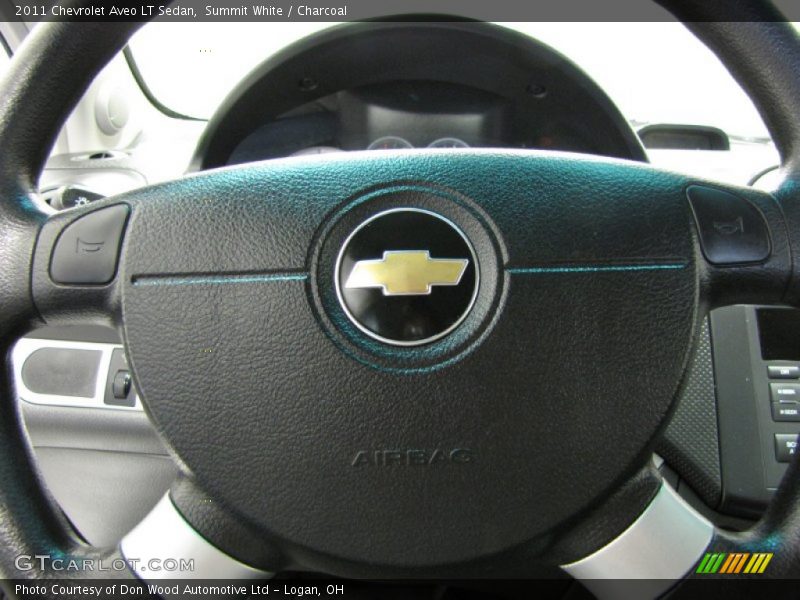 Summit White / Charcoal 2011 Chevrolet Aveo LT Sedan