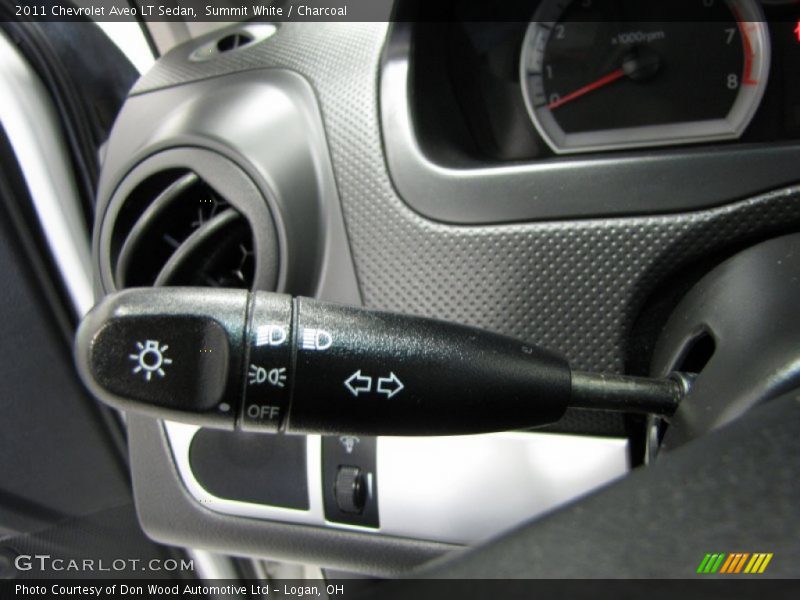 Summit White / Charcoal 2011 Chevrolet Aveo LT Sedan