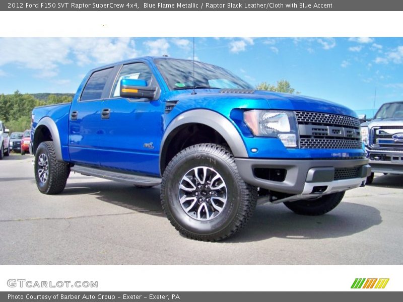 Front 3/4 View of 2012 F150 SVT Raptor SuperCrew 4x4