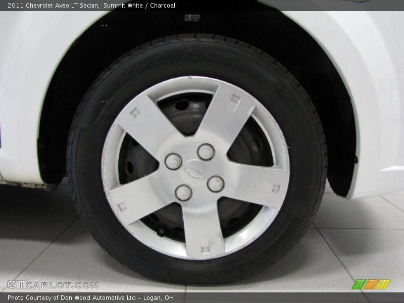 Summit White / Charcoal 2011 Chevrolet Aveo LT Sedan