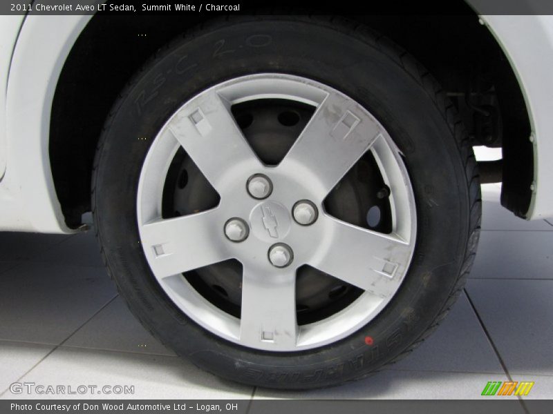Summit White / Charcoal 2011 Chevrolet Aveo LT Sedan