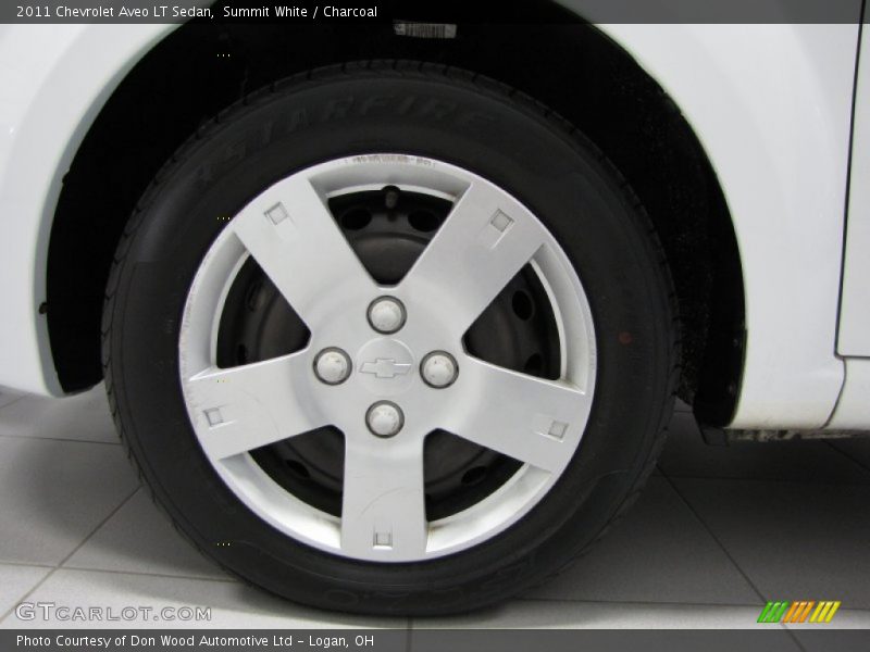 Summit White / Charcoal 2011 Chevrolet Aveo LT Sedan