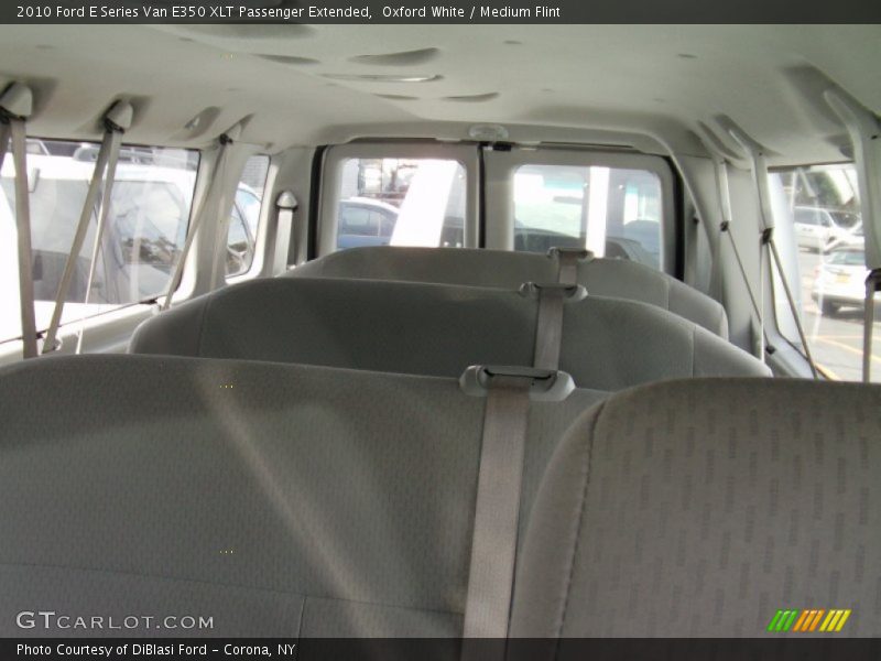 Oxford White / Medium Flint 2010 Ford E Series Van E350 XLT Passenger Extended