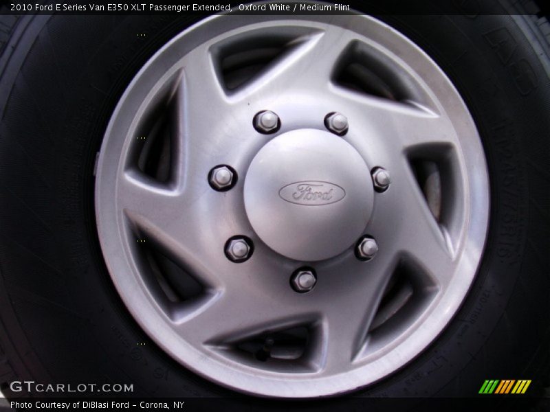 Oxford White / Medium Flint 2010 Ford E Series Van E350 XLT Passenger Extended