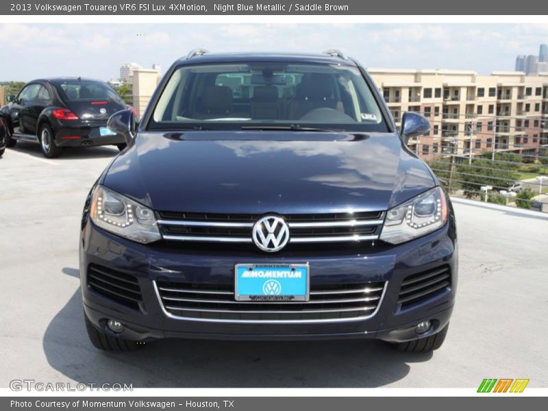 Night Blue Metallic / Saddle Brown 2013 Volkswagen Touareg VR6 FSI Lux 4XMotion