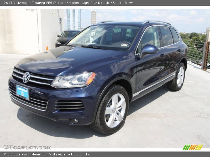 Night Blue Metallic / Saddle Brown 2013 Volkswagen Touareg VR6 FSI Lux 4XMotion