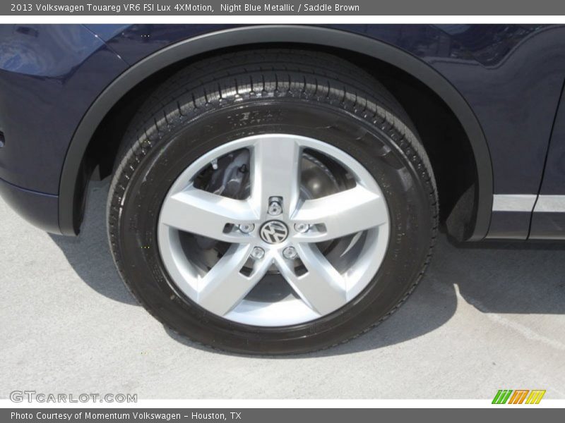 Night Blue Metallic / Saddle Brown 2013 Volkswagen Touareg VR6 FSI Lux 4XMotion