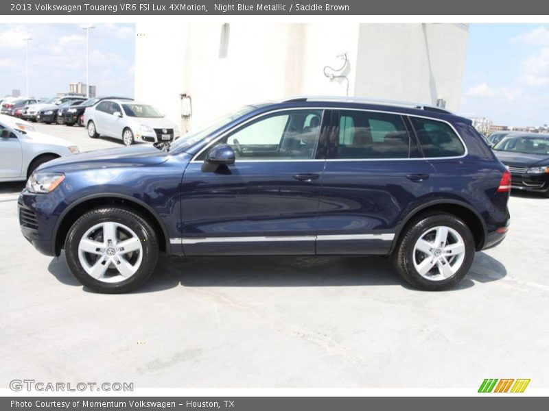 Night Blue Metallic / Saddle Brown 2013 Volkswagen Touareg VR6 FSI Lux 4XMotion