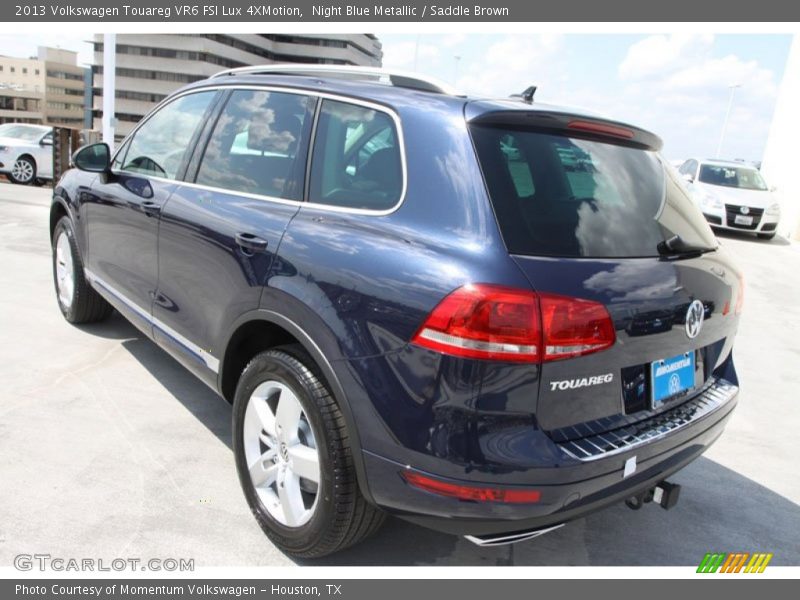Night Blue Metallic / Saddle Brown 2013 Volkswagen Touareg VR6 FSI Lux 4XMotion