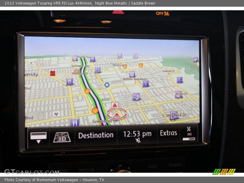 Navigation of 2013 Touareg VR6 FSI Lux 4XMotion