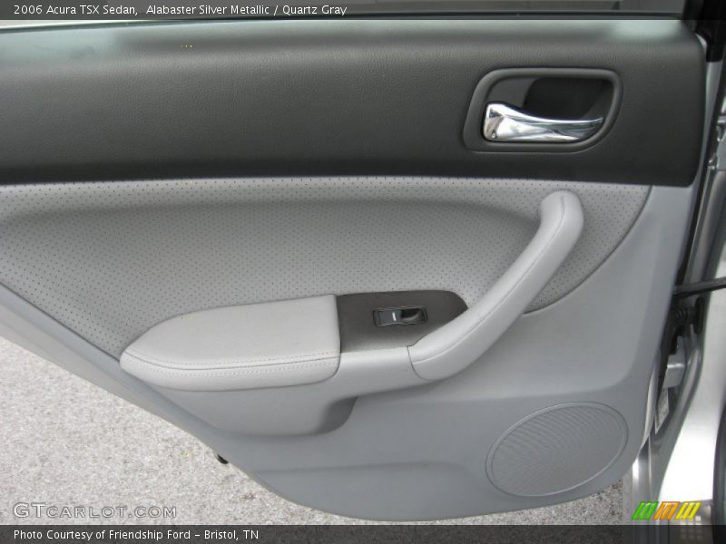 Alabaster Silver Metallic / Quartz Gray 2006 Acura TSX Sedan