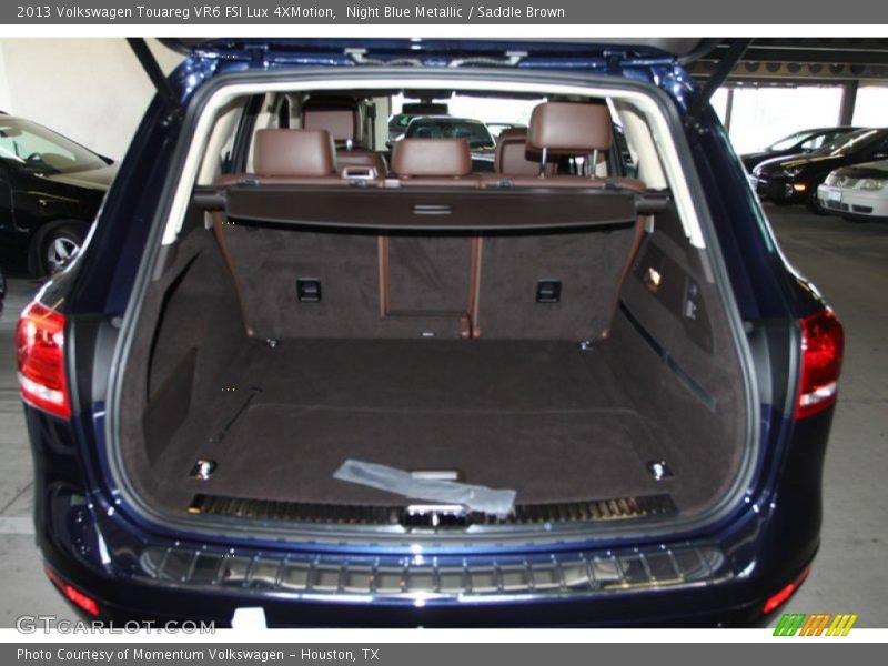 Night Blue Metallic / Saddle Brown 2013 Volkswagen Touareg VR6 FSI Lux 4XMotion