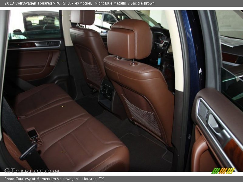 Night Blue Metallic / Saddle Brown 2013 Volkswagen Touareg VR6 FSI Lux 4XMotion