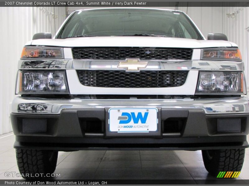 Summit White / Very Dark Pewter 2007 Chevrolet Colorado LT Crew Cab 4x4