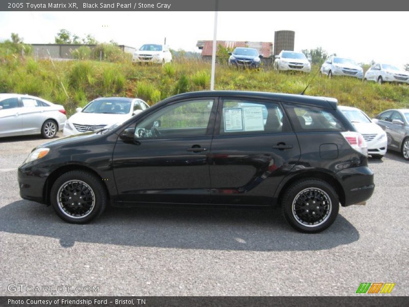 Black Sand Pearl / Stone Gray 2005 Toyota Matrix XR