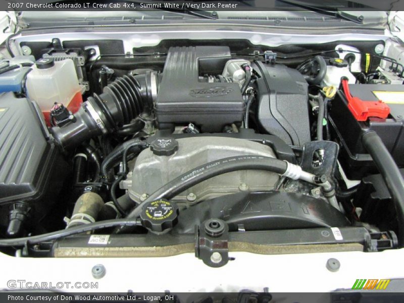 Summit White / Very Dark Pewter 2007 Chevrolet Colorado LT Crew Cab 4x4