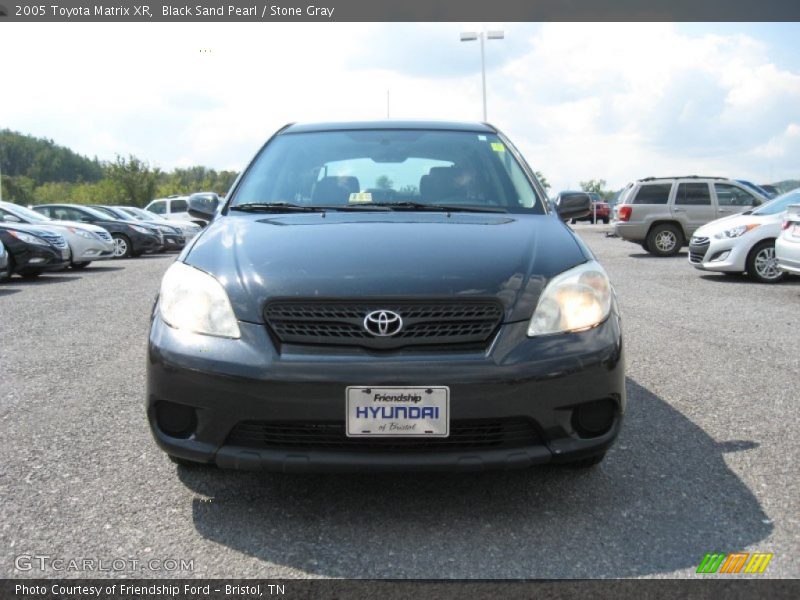 Black Sand Pearl / Stone Gray 2005 Toyota Matrix XR