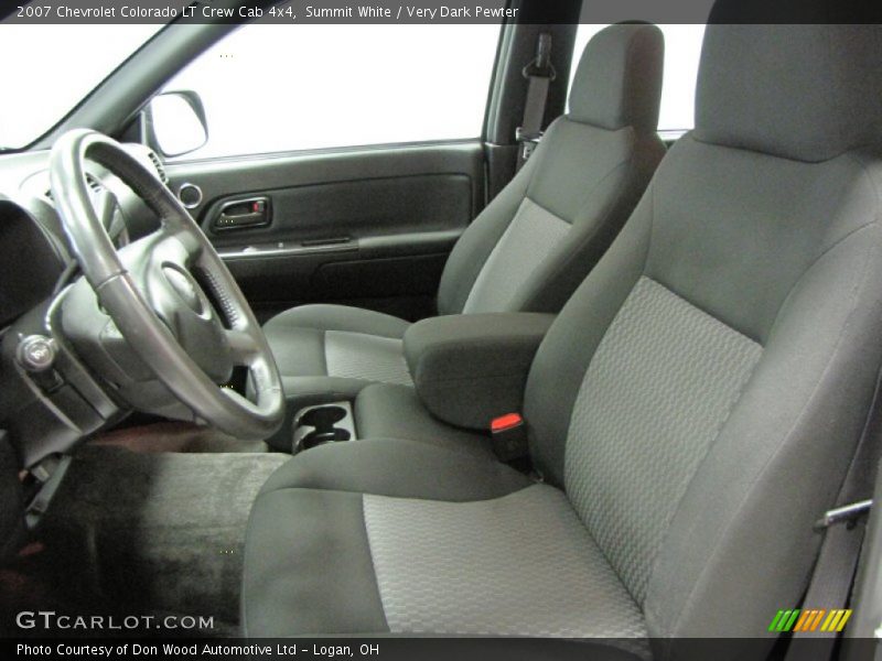 Summit White / Very Dark Pewter 2007 Chevrolet Colorado LT Crew Cab 4x4