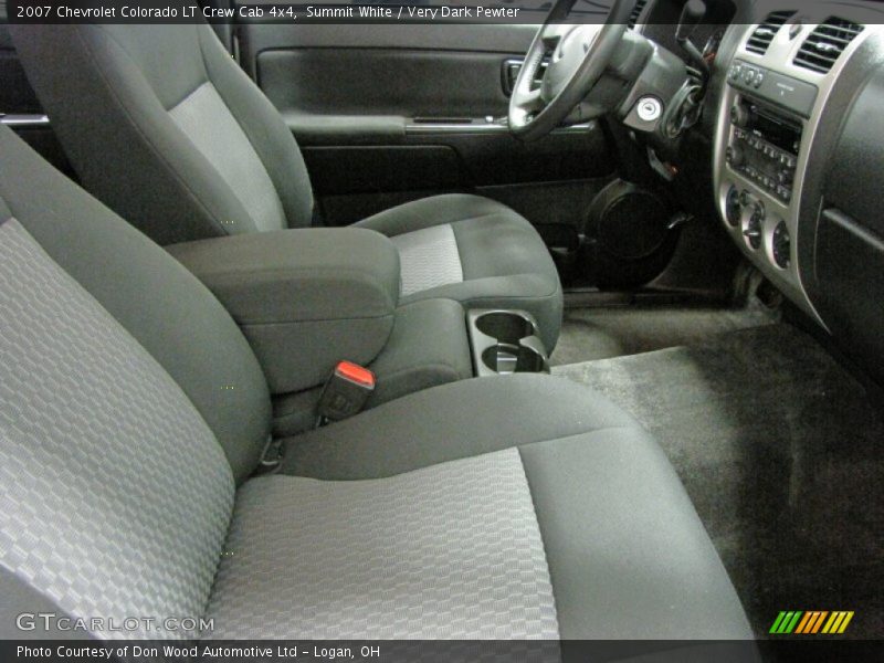 Summit White / Very Dark Pewter 2007 Chevrolet Colorado LT Crew Cab 4x4