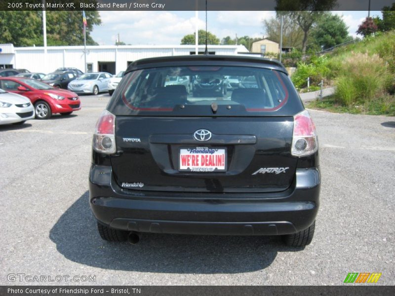 Black Sand Pearl / Stone Gray 2005 Toyota Matrix XR