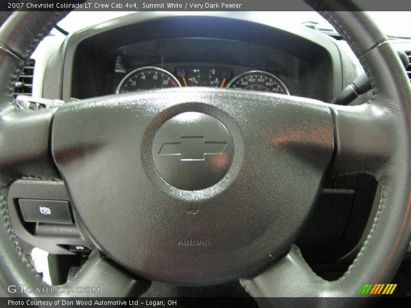 Summit White / Very Dark Pewter 2007 Chevrolet Colorado LT Crew Cab 4x4