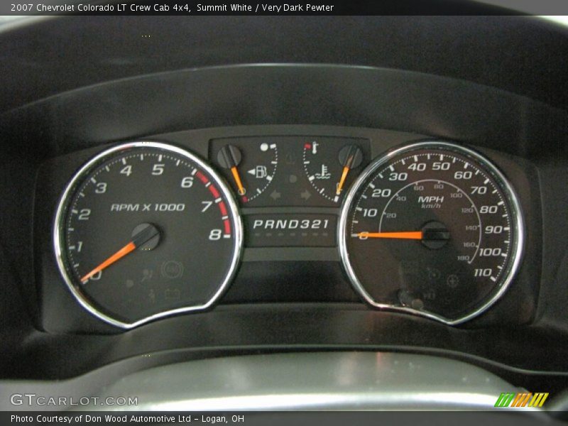Summit White / Very Dark Pewter 2007 Chevrolet Colorado LT Crew Cab 4x4