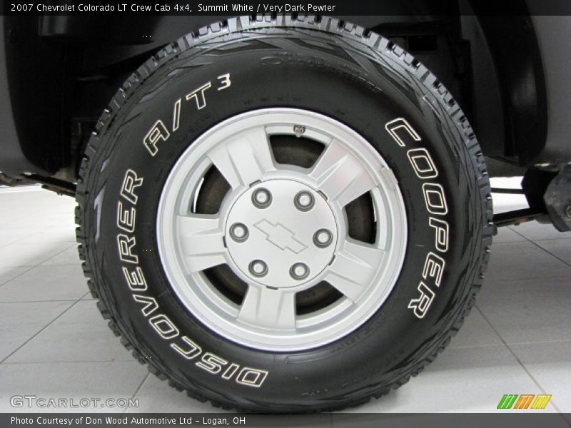 Summit White / Very Dark Pewter 2007 Chevrolet Colorado LT Crew Cab 4x4