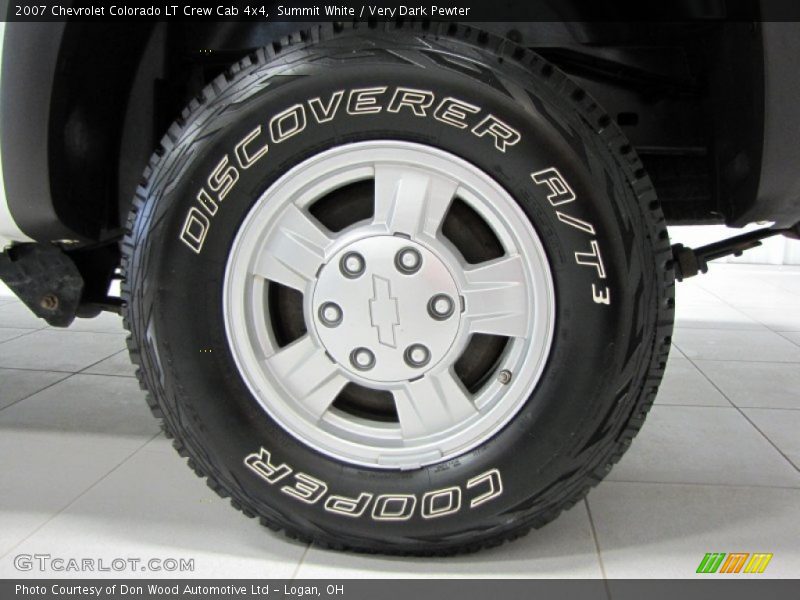 Summit White / Very Dark Pewter 2007 Chevrolet Colorado LT Crew Cab 4x4