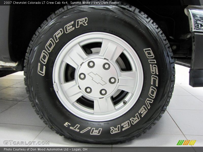 Summit White / Very Dark Pewter 2007 Chevrolet Colorado LT Crew Cab 4x4