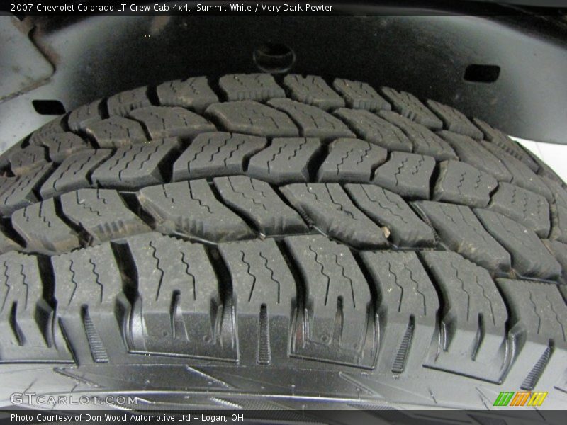 Summit White / Very Dark Pewter 2007 Chevrolet Colorado LT Crew Cab 4x4