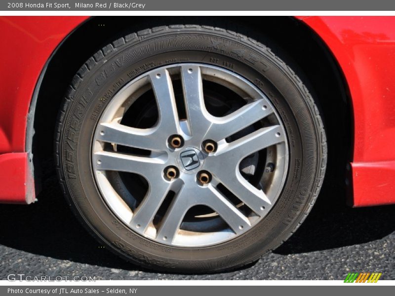 Milano Red / Black/Grey 2008 Honda Fit Sport